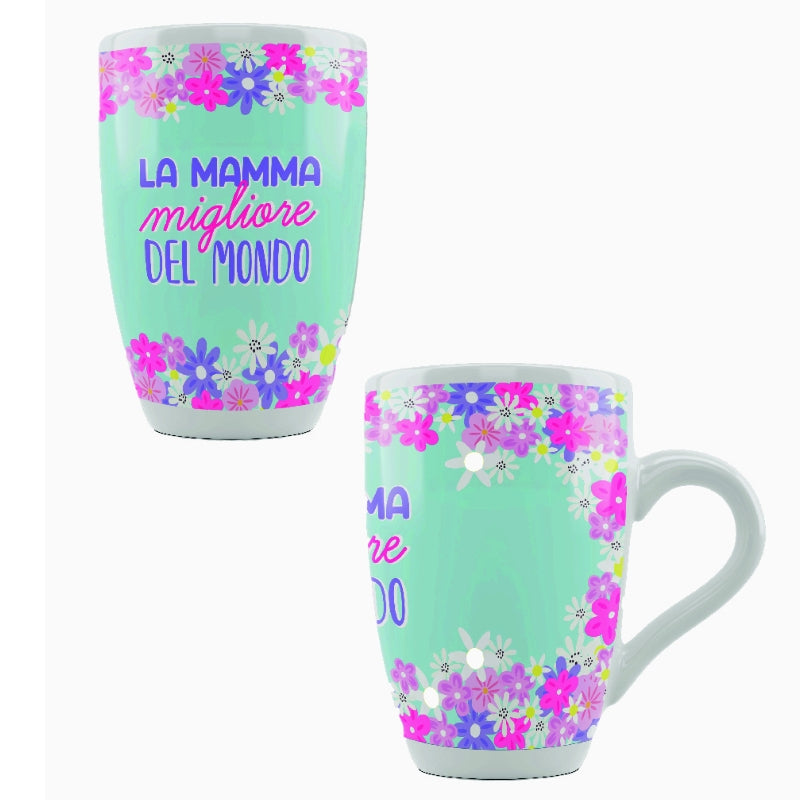 Tazza Fiori Dedica Festa Della Mamma