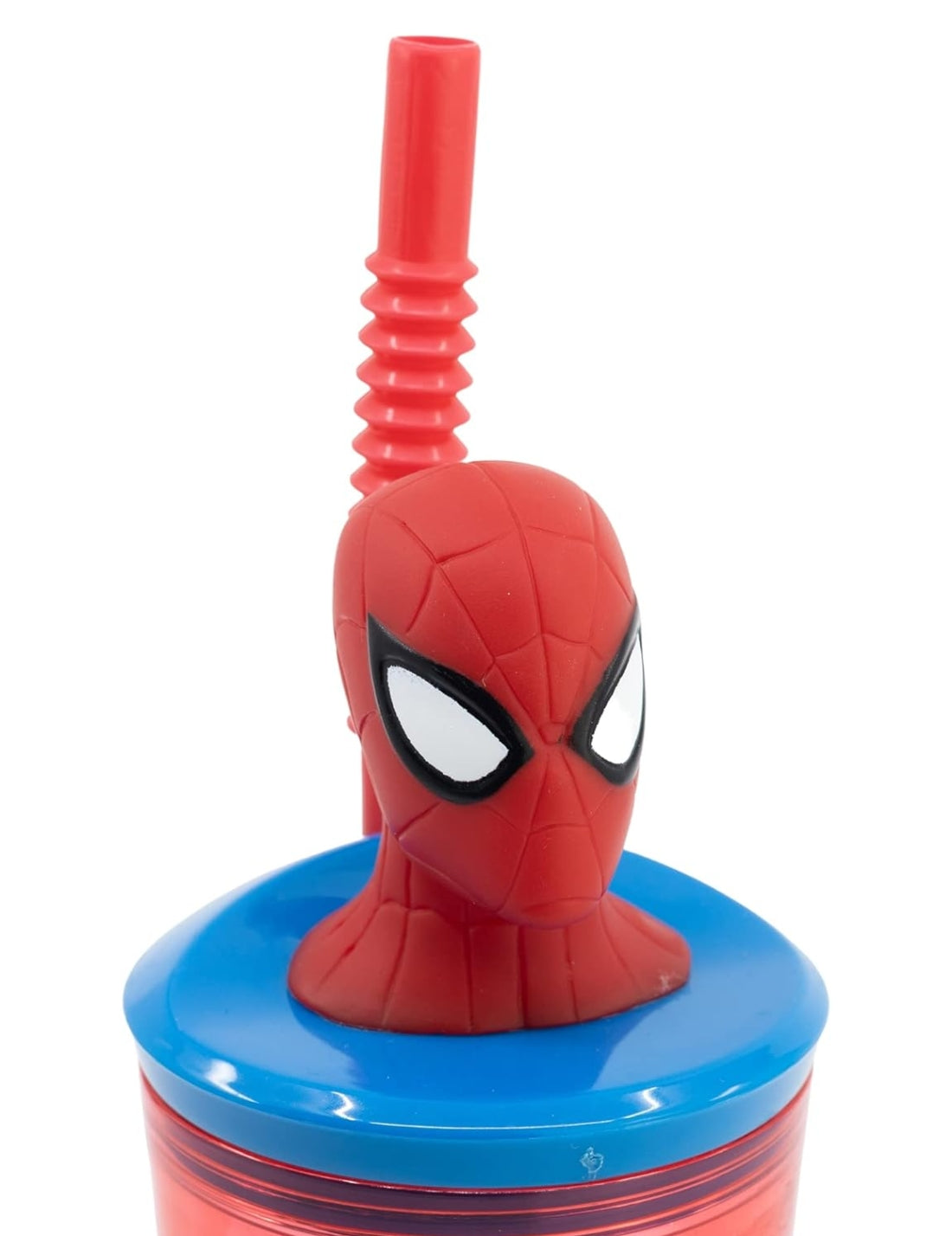 Bicchiere Con Cannuccia Marvel Spider-Man 3D In Tritan 360ml