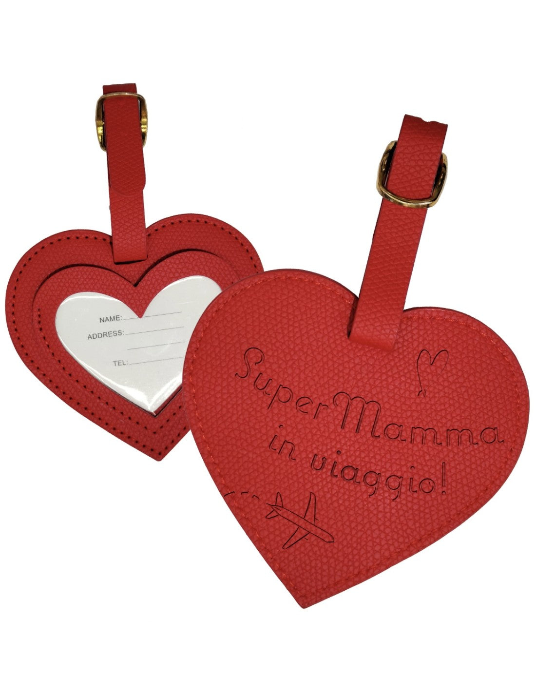 Etichetta Bagaglio Cuore Festa Della Mamma