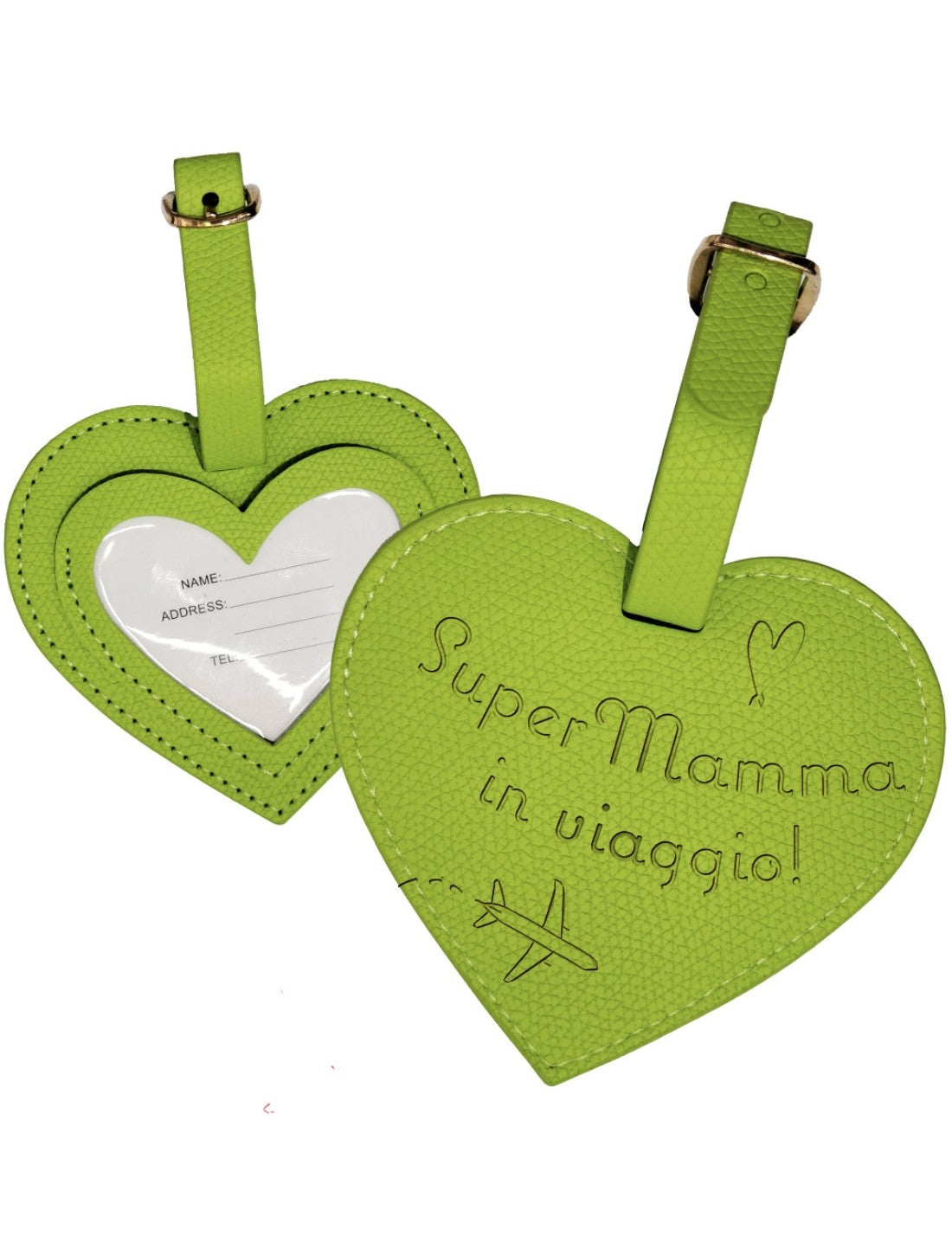 Etichetta Bagaglio Cuore Festa Della Mamma
