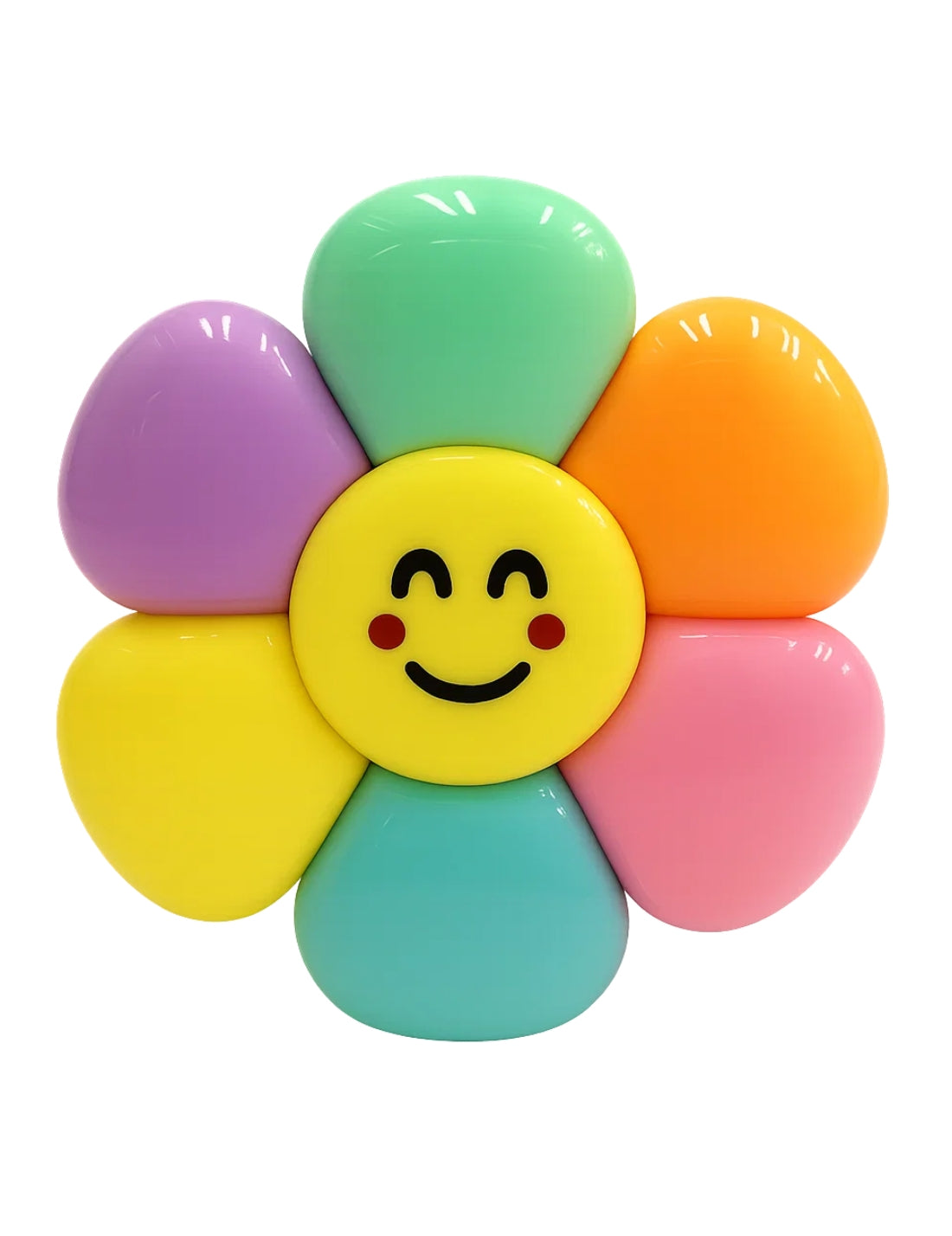 Evidenziatore Girasole Con Emoji 6 Colori