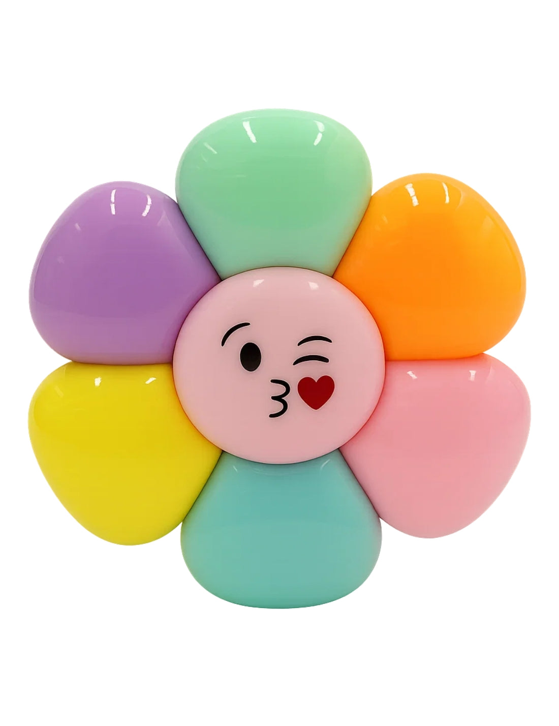 Evidenziatore Girasole Con Emoji 6 Colori