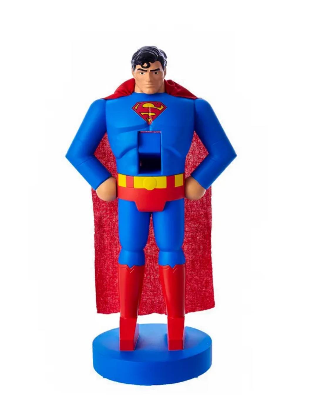 Addobbo Di Natale DC Comics Schiaccianoci Superman In Legno 25cm