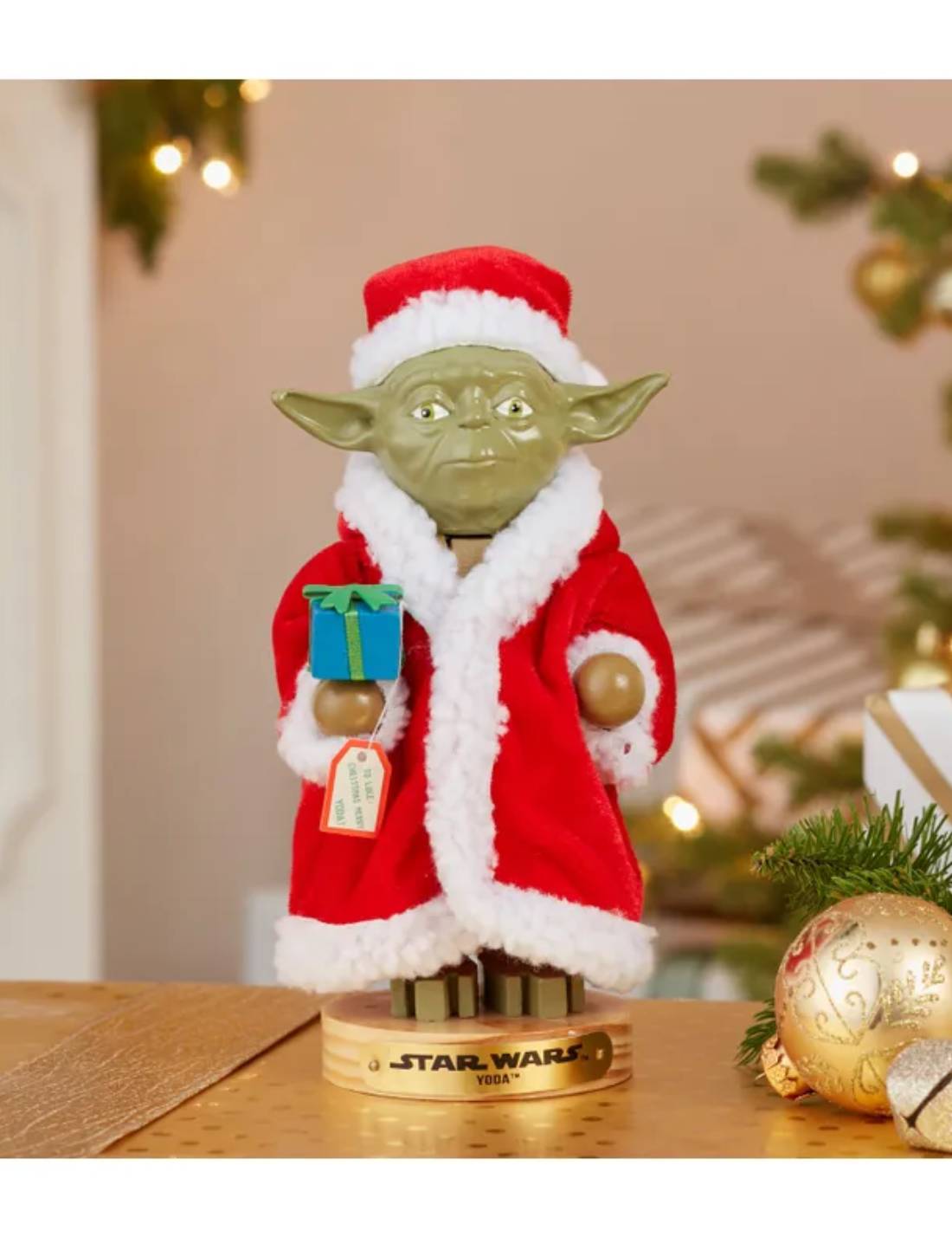 Addobbo Di Natale Star Wars Schiaccianoci Yoda Natalizio