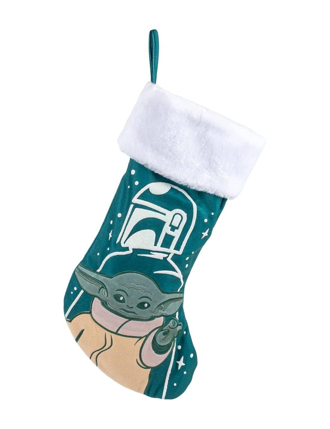 Calza Befana Epifania Star Wars Baby Yoga & Mando 48cm