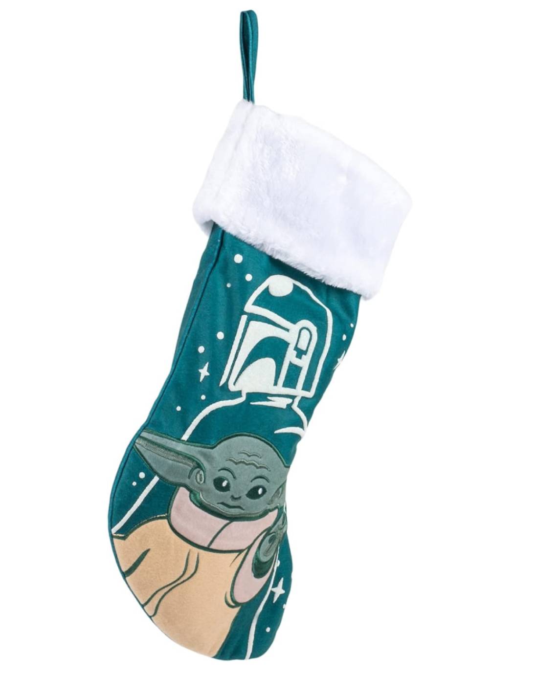 Calza Befana Epifania Star Wars Baby Yoga & Mando 48cm