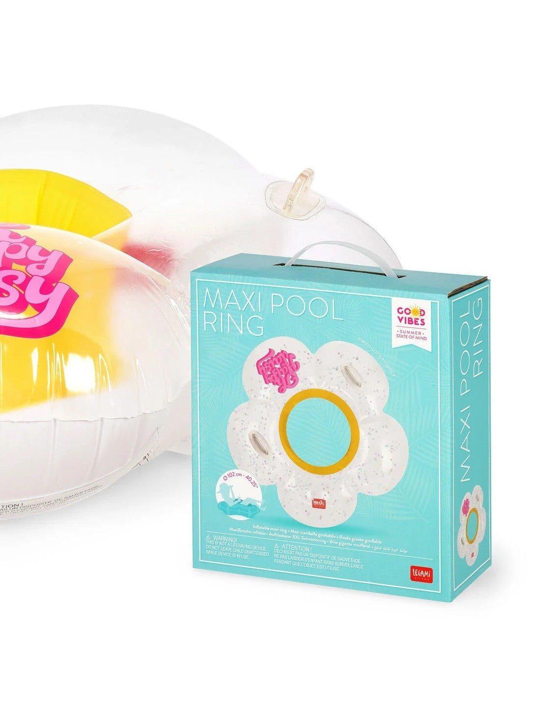 Maxi Ciambella Salvagente Gonfiabile Daisy Legami