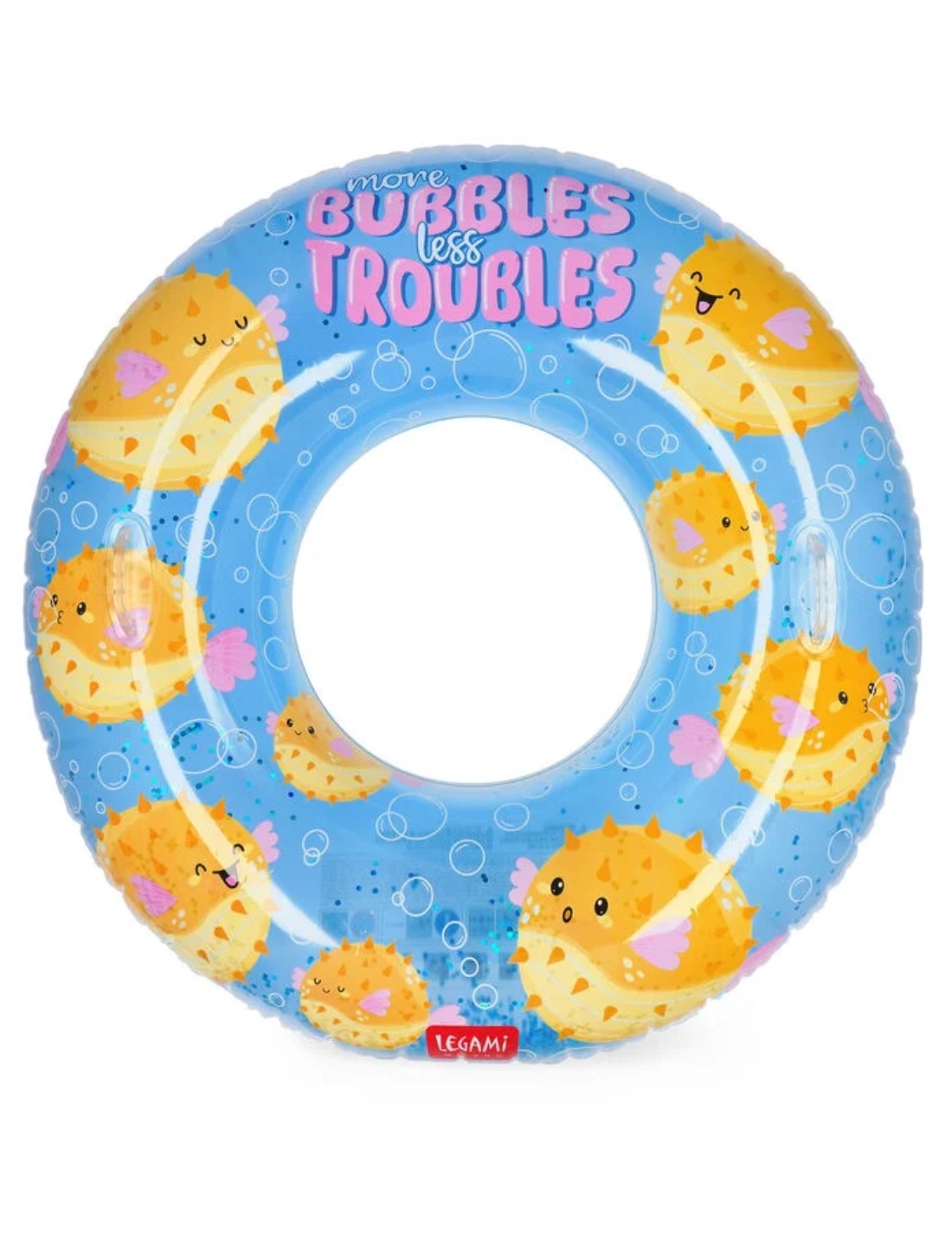 Maxi Ciambella Salvagente Gonfiabile Pufferfish Legami