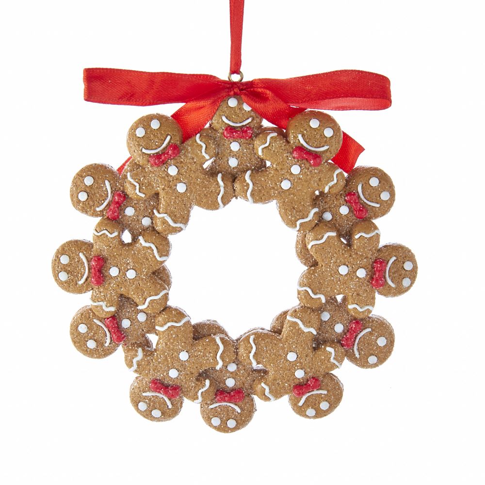 Addobbo Albero Natale Ghirlanda Omini Pan Di Zenzero