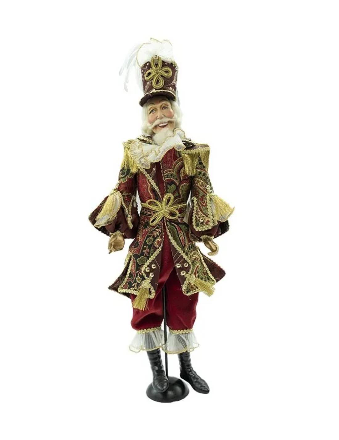 Addobbo Di Natale Schiaccianoci Su Stand 52cm