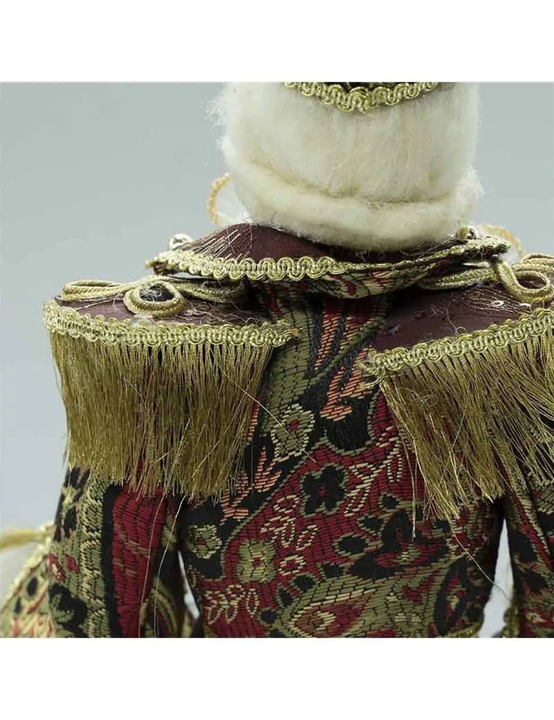 Addobbo Di Natale Schiaccianoci Su Stand 52cm