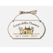 Targa Festa Dei Nonni Con Dedica Casa Della Nonna