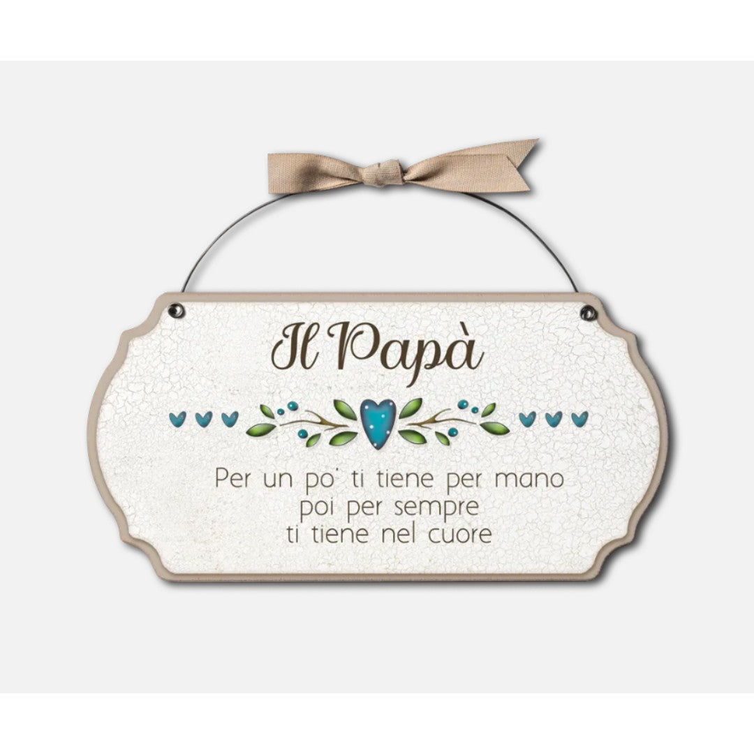 Targa Festa Del Papà Con Dedica