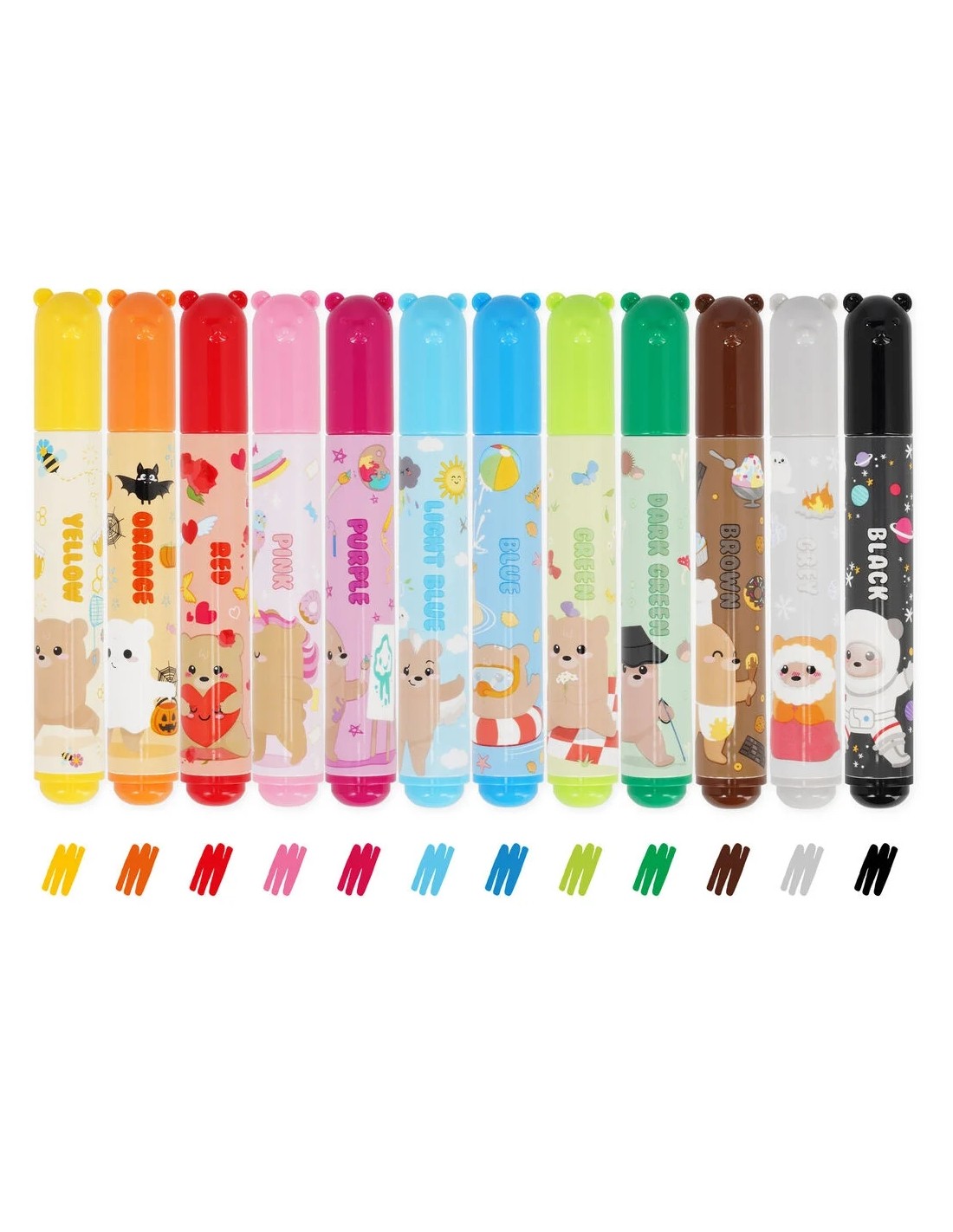 Pennarelli Teddy Friends Legami 12pz
