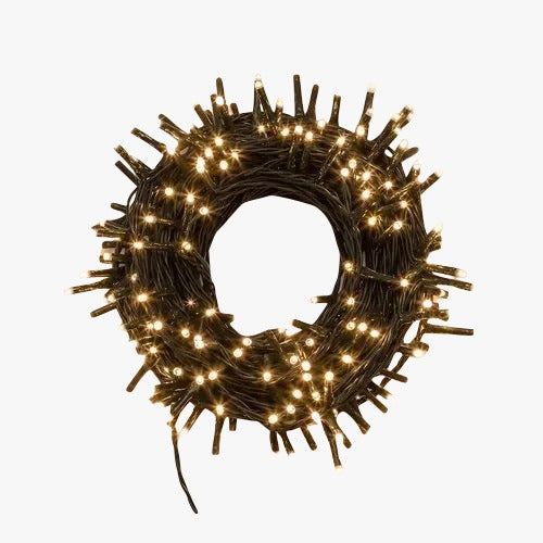 Serie Luci Natale 180 Mini-LED Bianco Caldo 13,1m