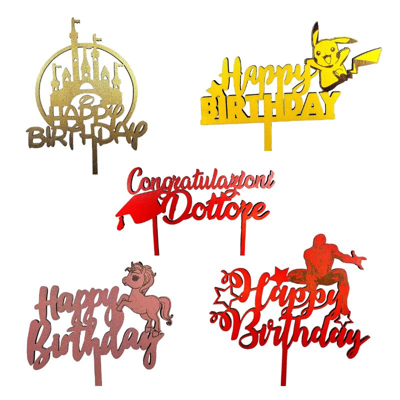 Cake Topper Personalizzabile 18cm