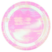Piatti Di Carta Piani Iridescente diam. 23cm 6pz.