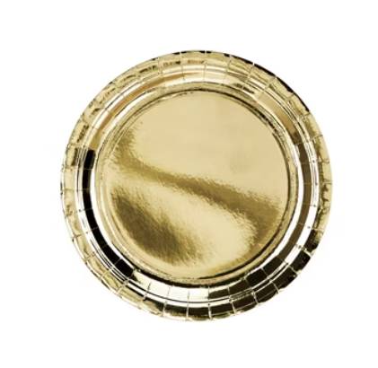 6 Piatti Oro 23cm