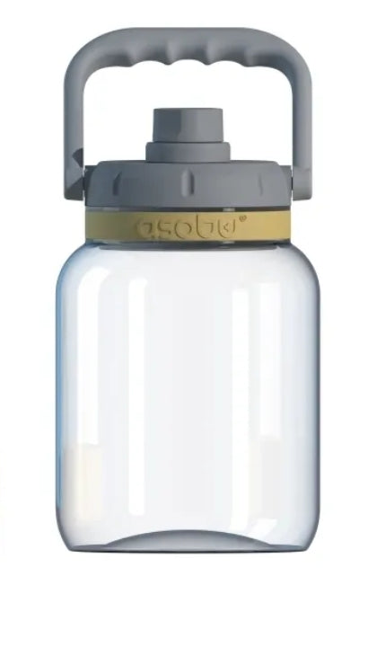 Borraccia Plastica Gialla Infrangibile Con Ciotola Cane 1,5L