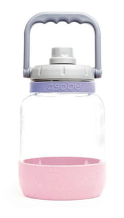 Borraccia Plastica Rosa Infrangibile Con Ciotola Cane 1,5L