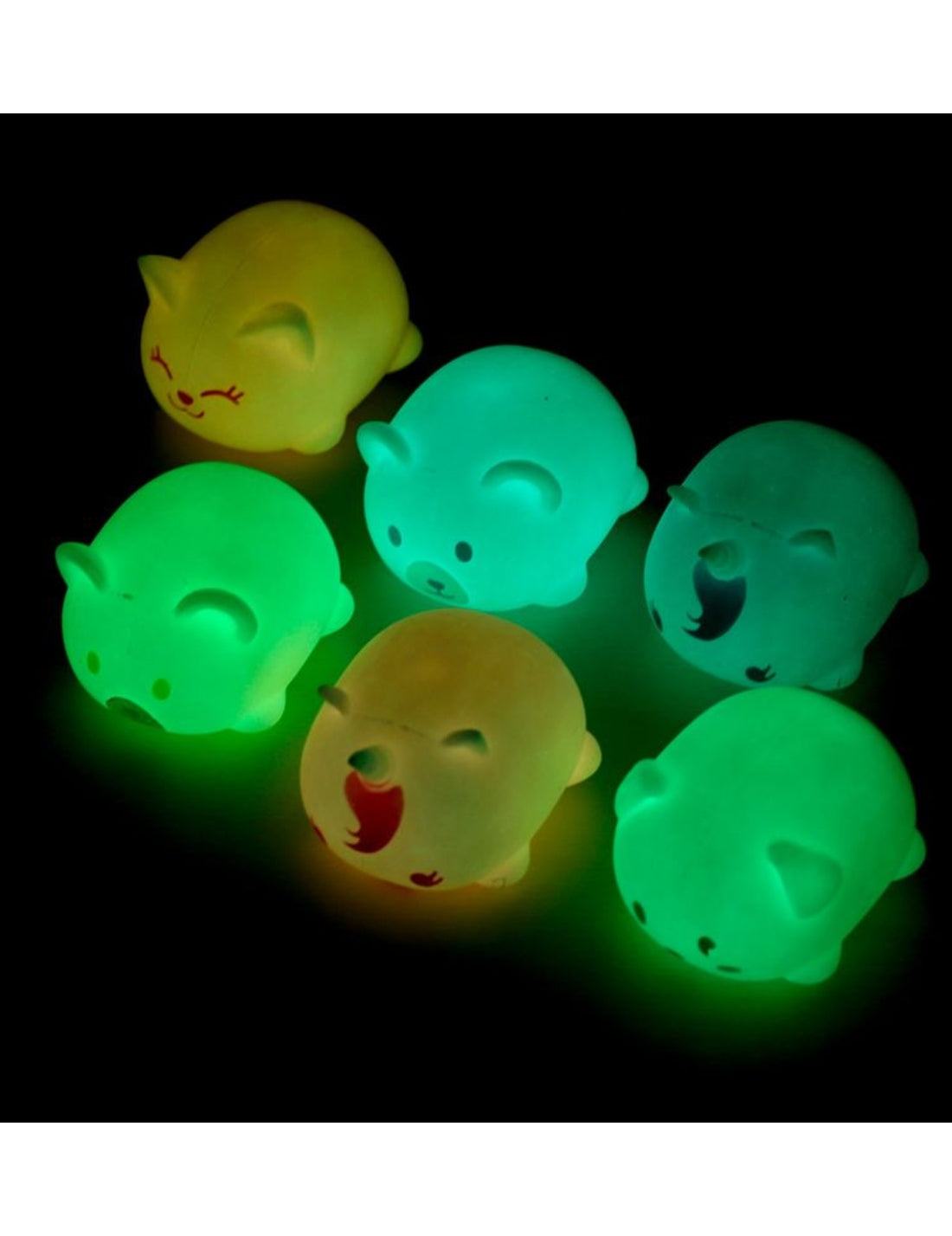 Squishy Antistress Fluo Animali Dolci Allungabile Morbido