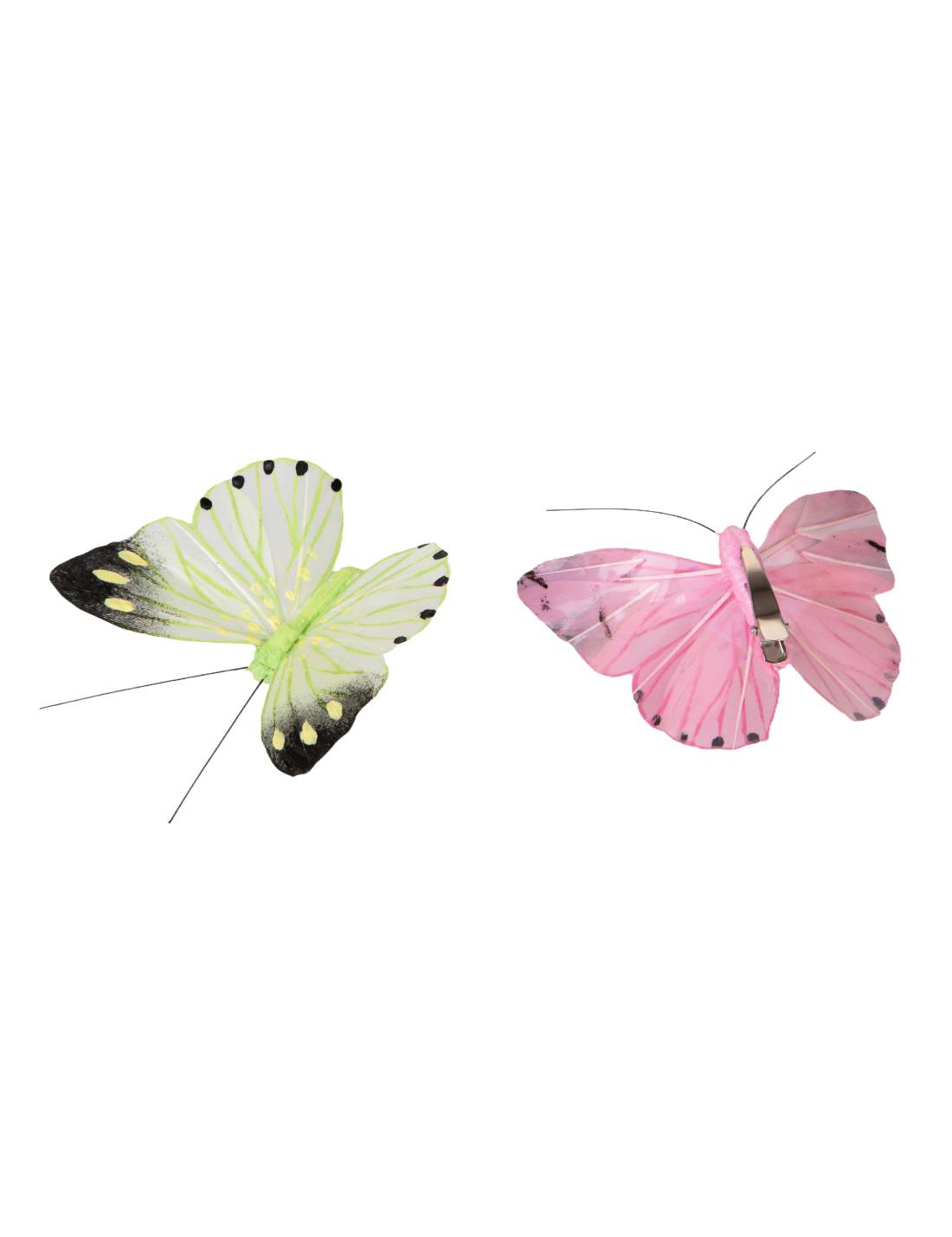 Farfalla Decorativa Con Clip 10cm