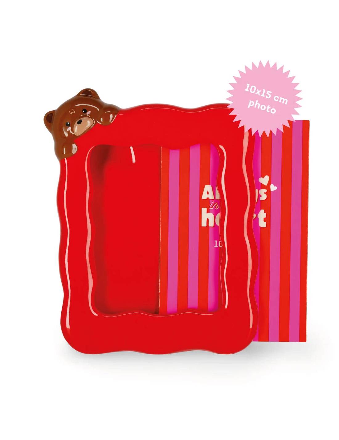 Cornice Portafoto Da Tavolo In Ceramica Teddy Bear Legami