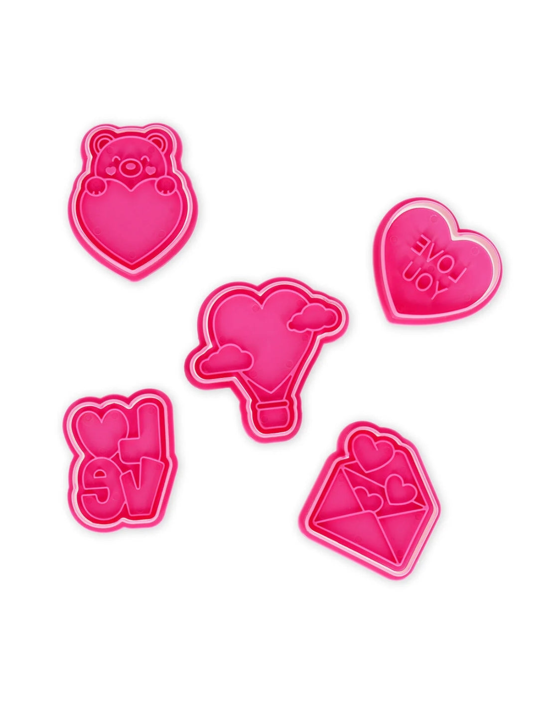 Set 5 Formine Per Biscotti Love Cookie Time Legami