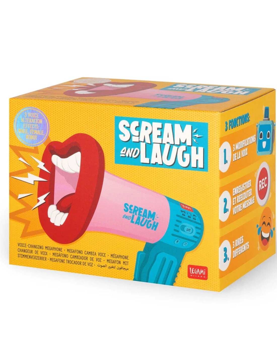 Megafono Cambia Voce Scream And Laugh Legami