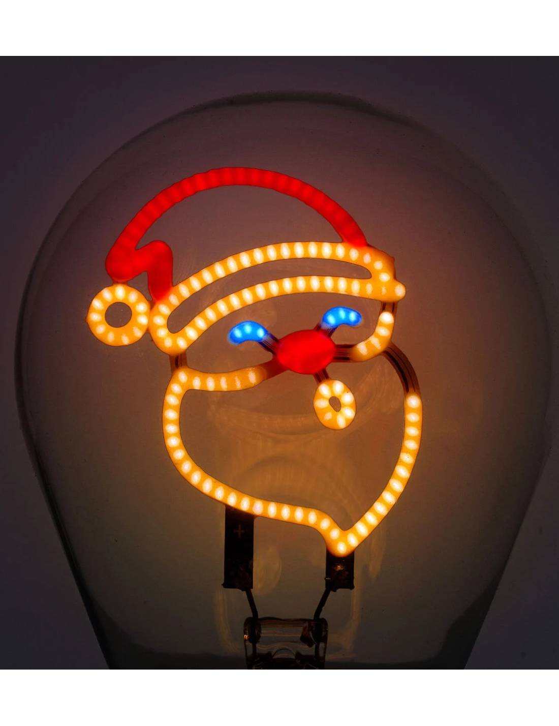 Lampada Da Tavolo A Lampadina Babbo Natale Legami