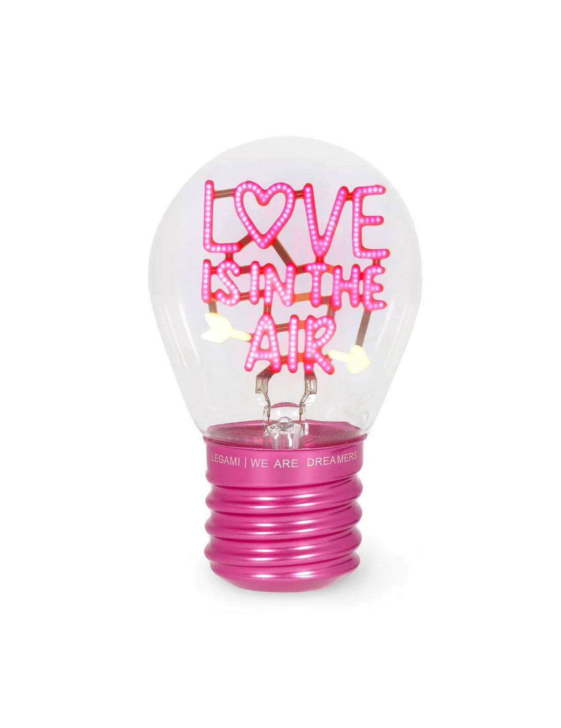 Lampada Da Tavolo A Lampadina Love Is In The Air Legami
