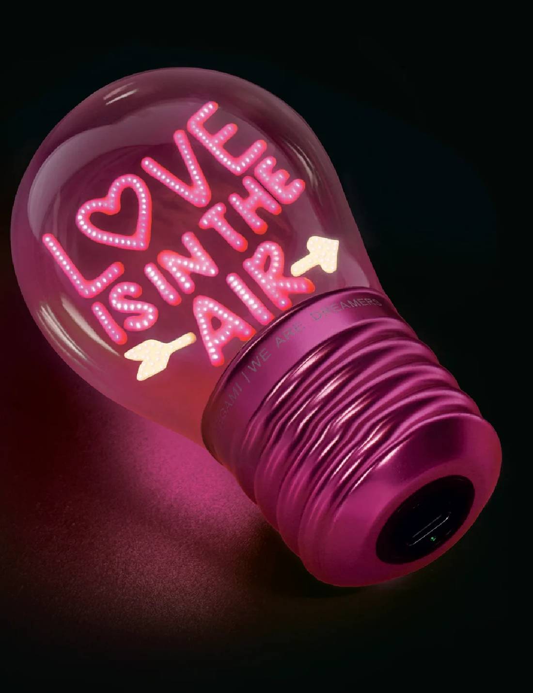 Lampada Da Tavolo A Lampadina Love Is In The Air Legami