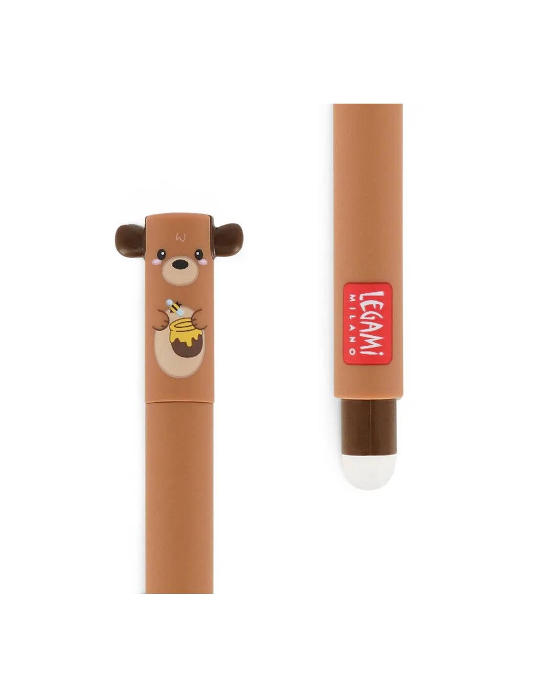 Penna Gel Cancellabile Rossa Orsetto Legami
