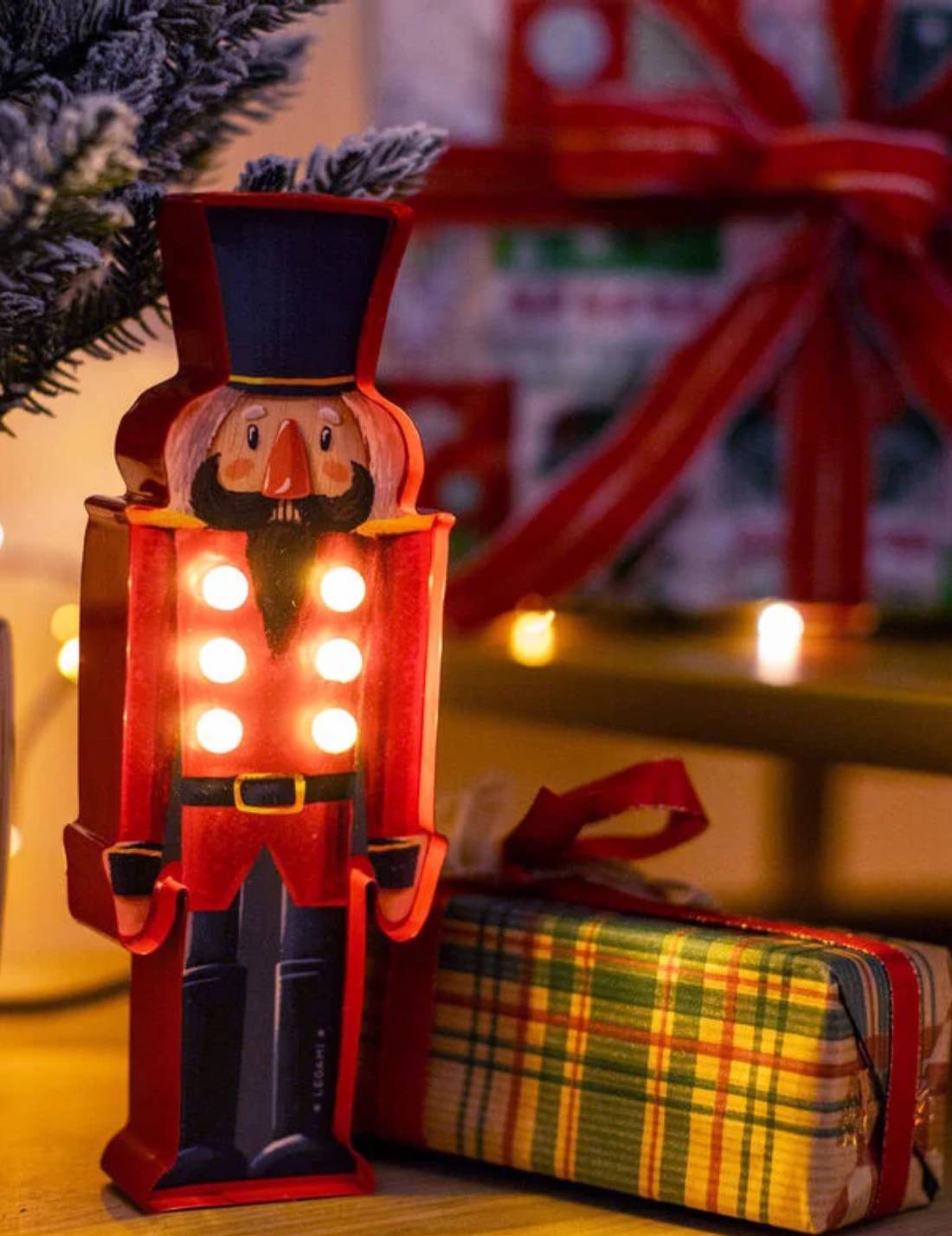 Mini Luce Decorativa Di Natale Schiaccianoci Legami