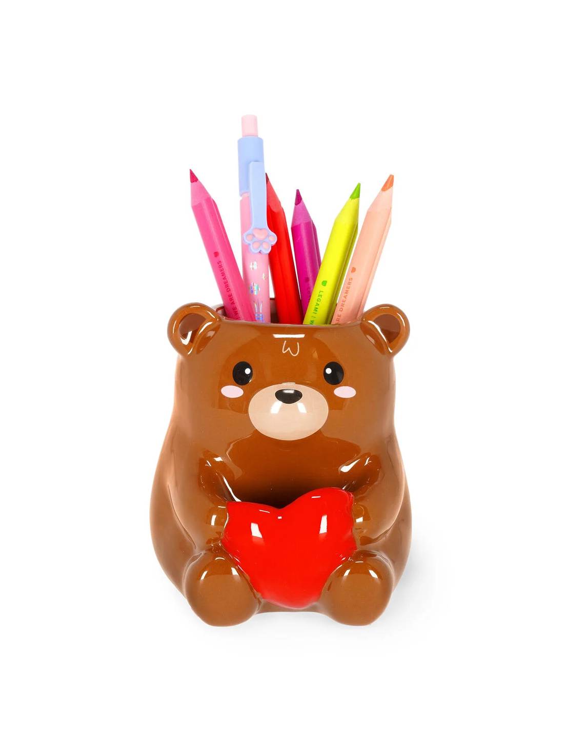 Contenitore Portapenne In Ceramica Teddy Bear Legami