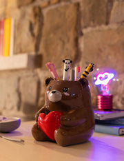 Contenitore Portapenne In Ceramica Teddy Bear Legami