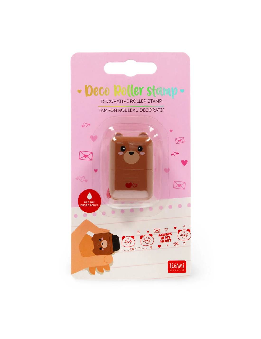 Timbro Decorativo A Rullo Teddy Bear Legami