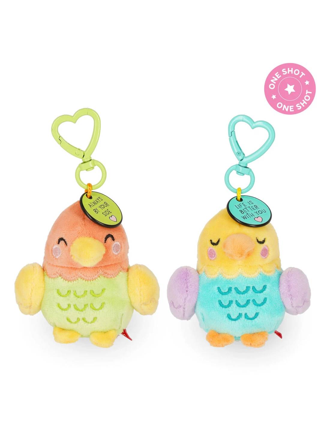 Set 2 Portachiavi In Peluche Love Birds Super Soft Legami Tiny