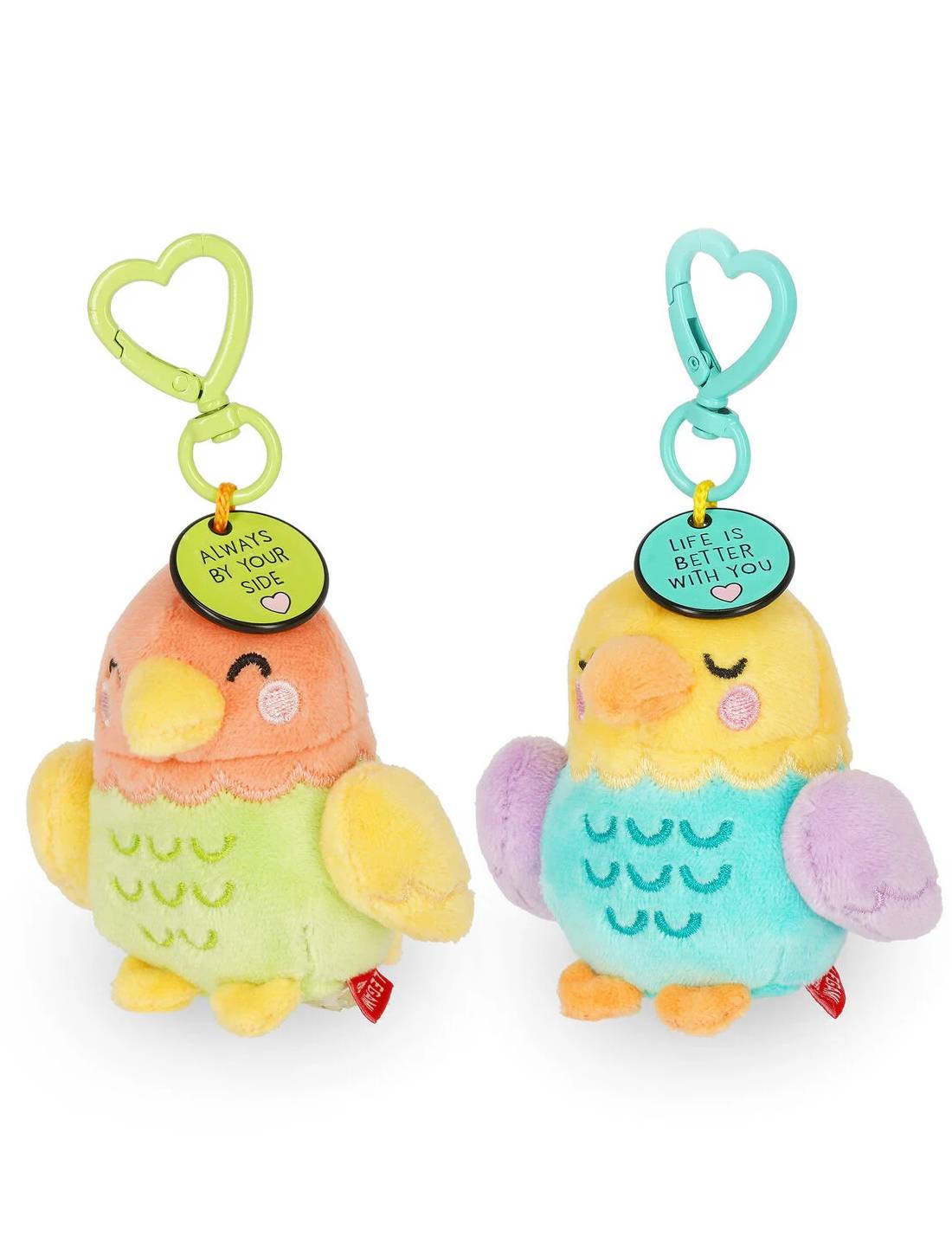 Set 2 Portachiavi In Peluche Love Birds Super Soft Legami Tiny