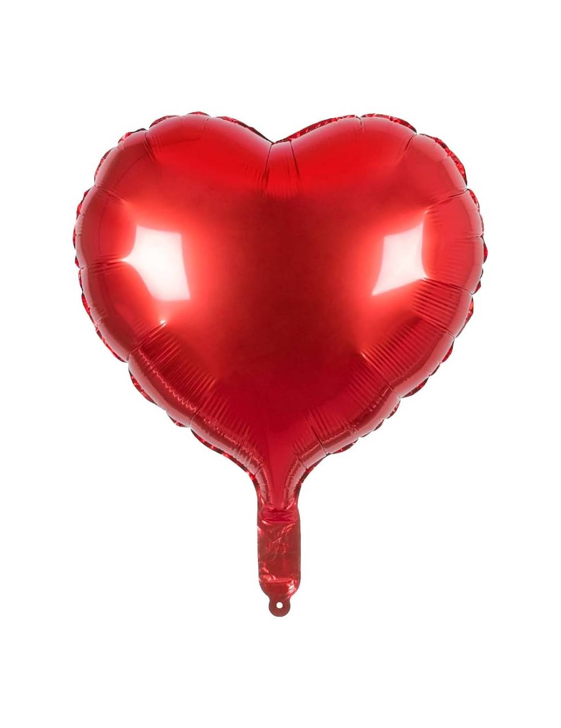 Palloncino Per Feste San Valentino Cuore Rosso Metallico 25" 64cm Mylar
