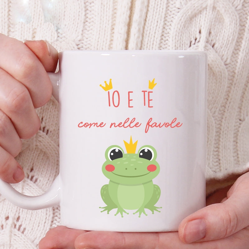 Tazza In Ceramica Rana Io E Te Come Nelle Favole