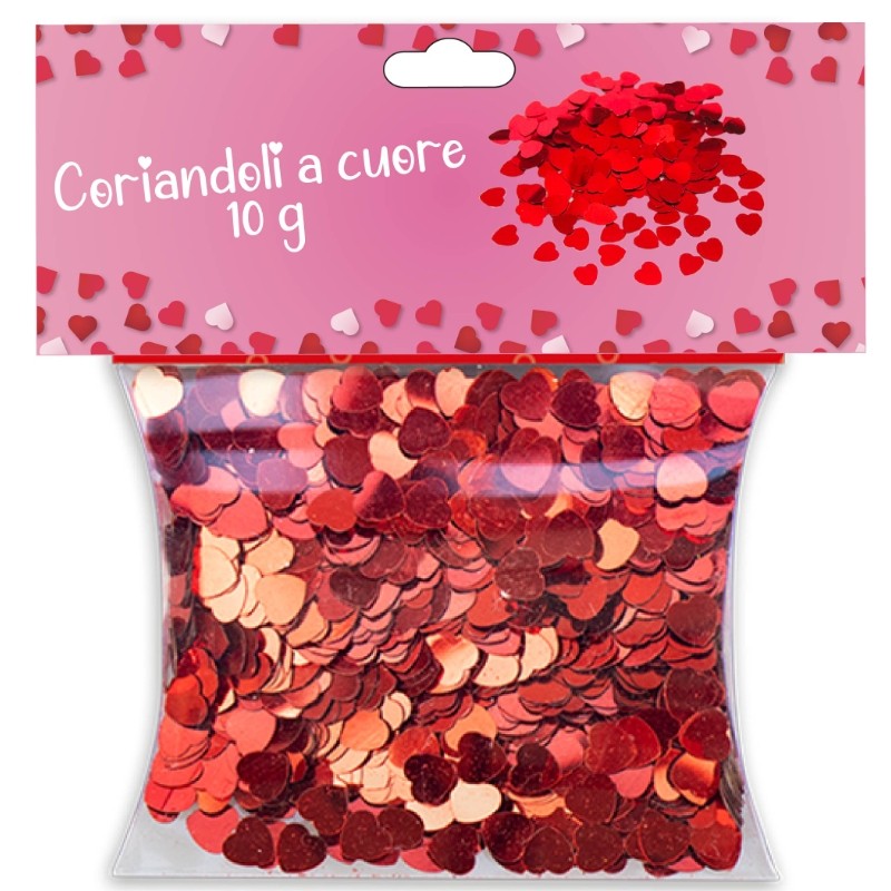 Confezione Coriandoli A Cuore San Valentino 10g