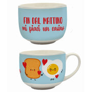 Tazza In Ceramica Azzurra San Valentino Con Dedica
