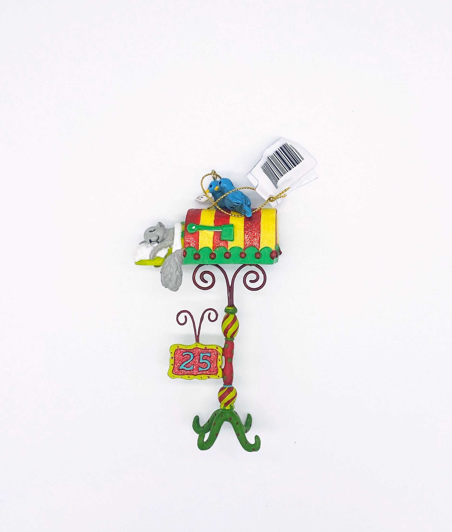 Addobbo Albero Natale Casella Postale Con Animali