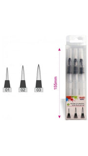 Set 3 Pennelli Water Brush Per Pittura