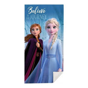 Telo Mare Anna & Elsa Blu Frozen 2 70x140cm