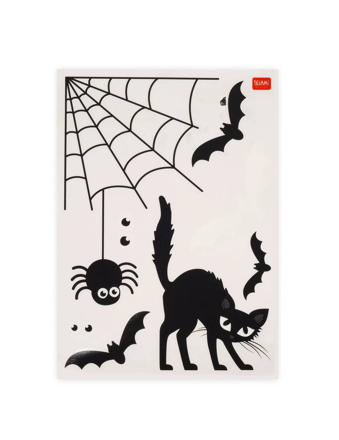 Vetrofania Di Halloween 35 Adesivi Elettrostatici