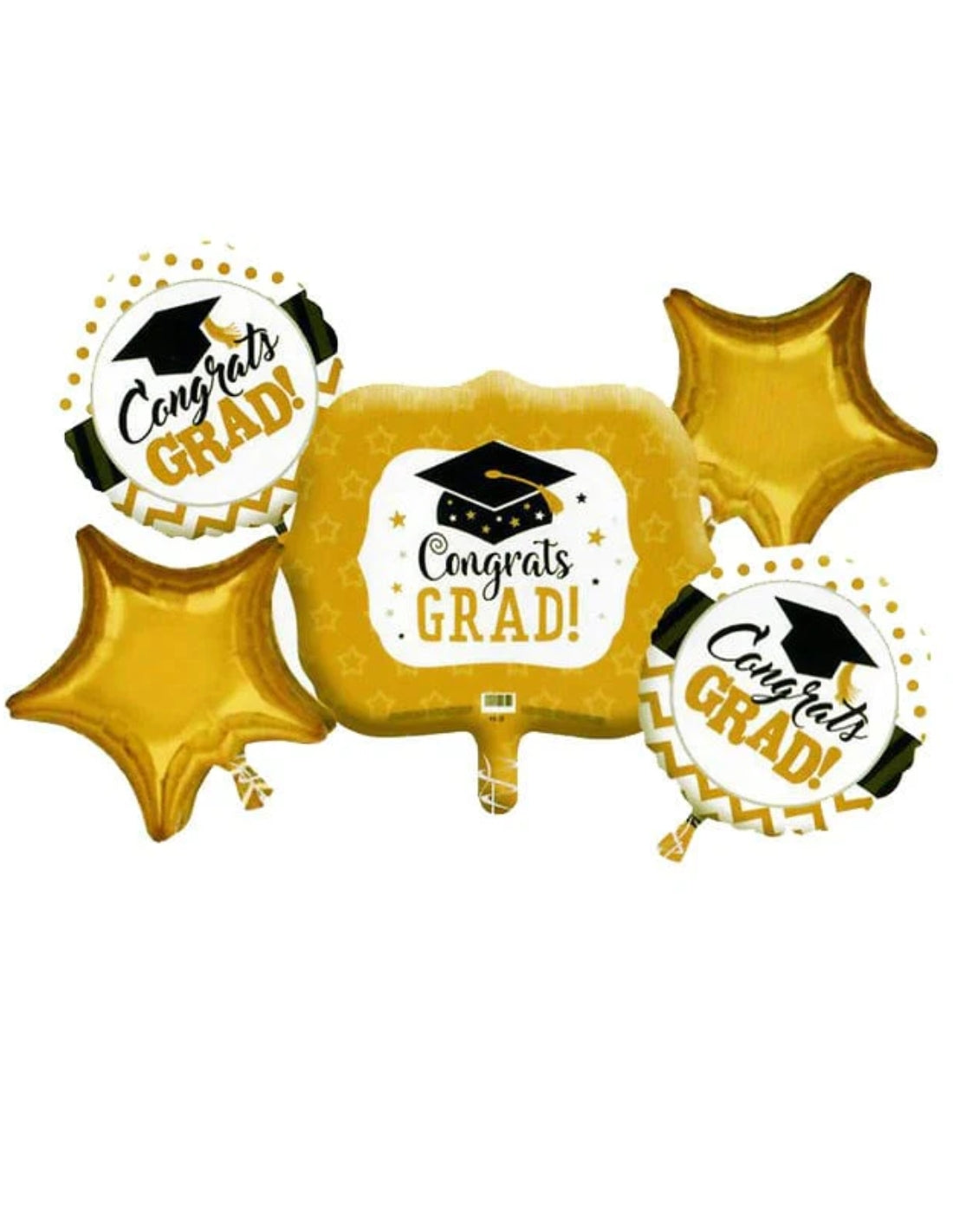 Set 5 Palloncini Per Feste Laurea Congratulations Mylar