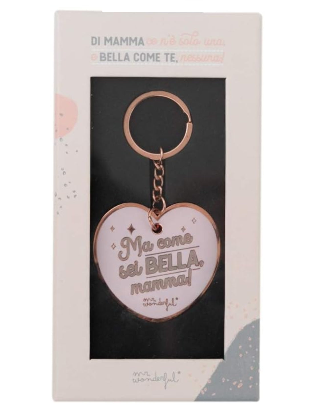 Portachiavi Metallo Festa Della Mamma Con Dedica