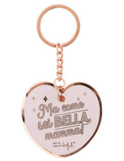 Portachiavi Metallo Festa Della Mamma Con Dedica